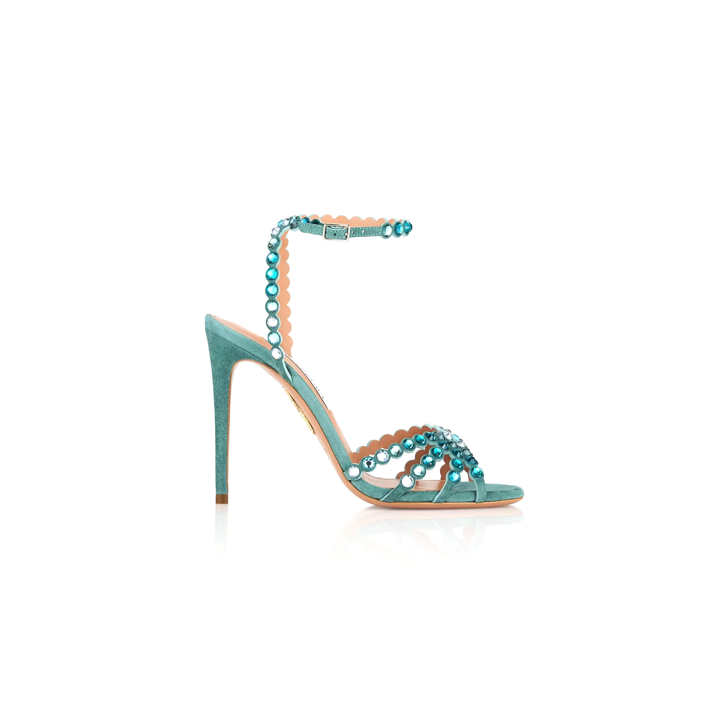 AQUAZZURA TEQUILA SANDAL 105 TQLHIGS0-SUE-LGE
